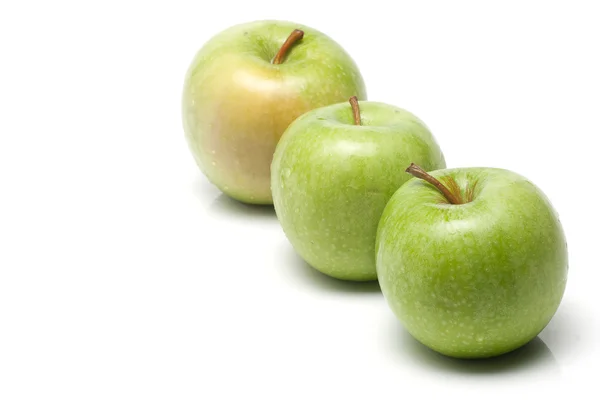 Tre Äpplen — Stockfoto