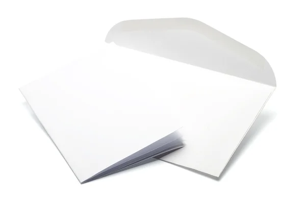 Envelope Branco — Fotografia de Stock