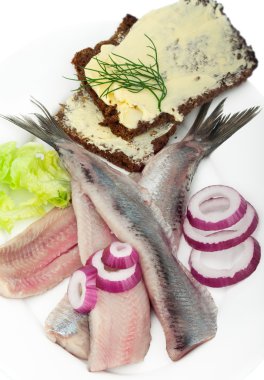 Typical Dutch herring clipart