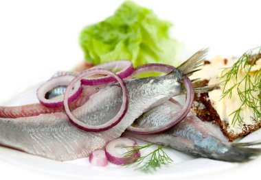 Typical Dutch herring clipart