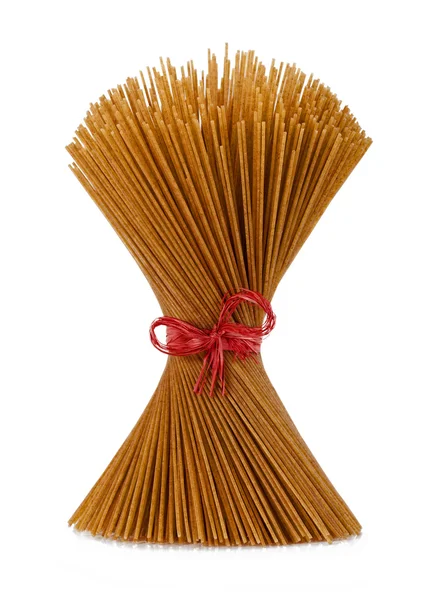 Цільного зерна спагетті — стокове фото