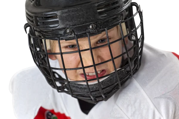 Only courageous play hockey — Stock Photo, Image