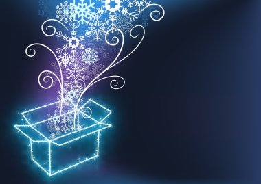 Christmas with Gift Box clipart