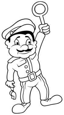 Train Dispatcher clipart