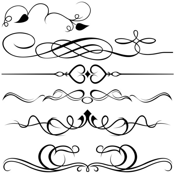 Элементы каллиграфического дизайна