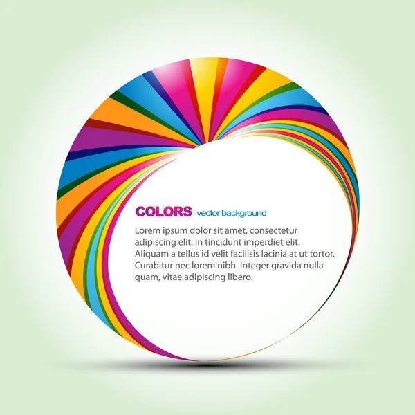 Style de forme coloré — Image vectorielle