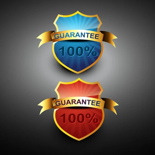 100-prozentige Garantie — Stockvektor
