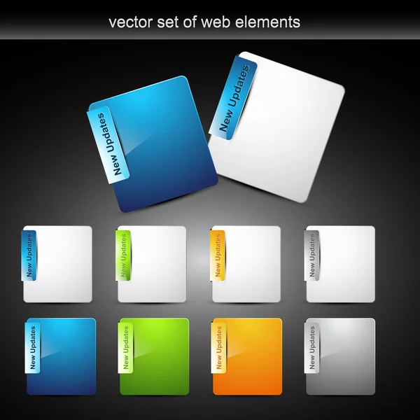 Web element design — Stock Vector