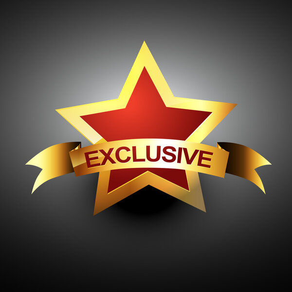 Иконка эксклюзивного вектора
