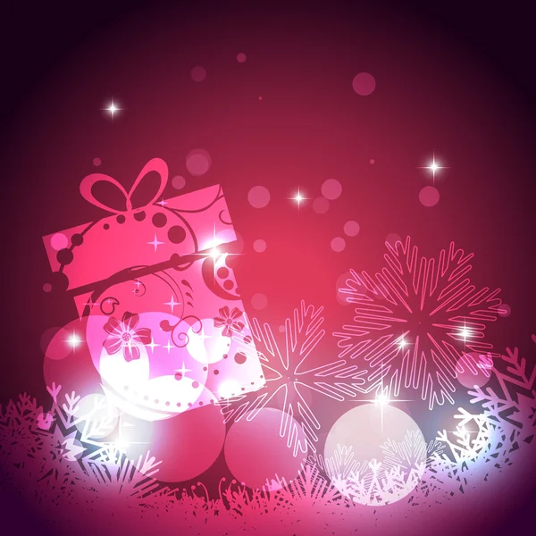 Fond lumineux de Noël — Image vectorielle