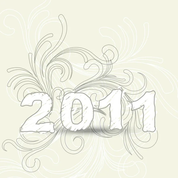 Дизайн новий рік — стоковий вектор