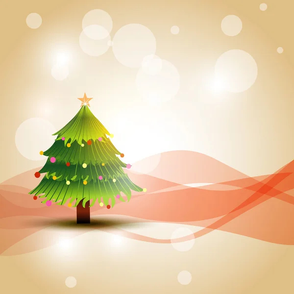Hermoso árbol de Navidad — Archivo Imágenes Vectoriales