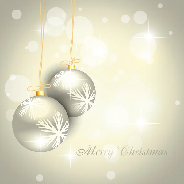 Krásné vánoční koule — Stockový vektor