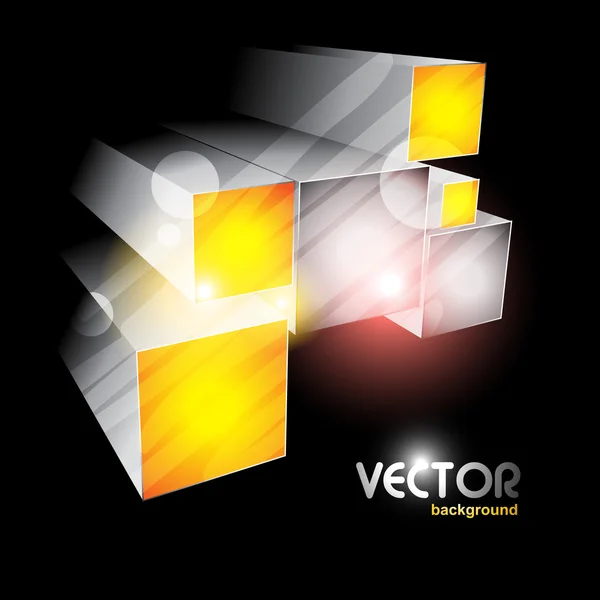 Forma de cubo — Vector de stock