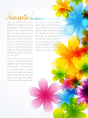 Beautiful flower background clipart