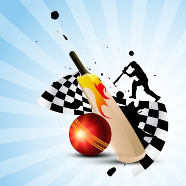 Cricket background clipart