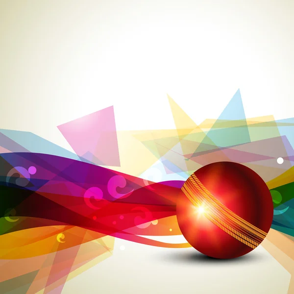 Fond abstrait de cricket — Image vectorielle