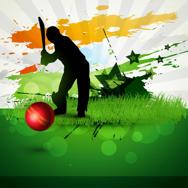 Fond vecteur de cricket — Image vectorielle