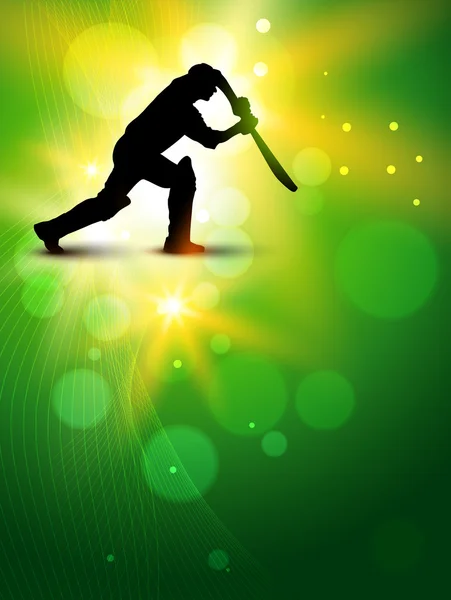 Fond vectoriel de cricket — Image vectorielle