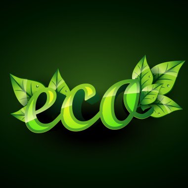 Eco background clipart