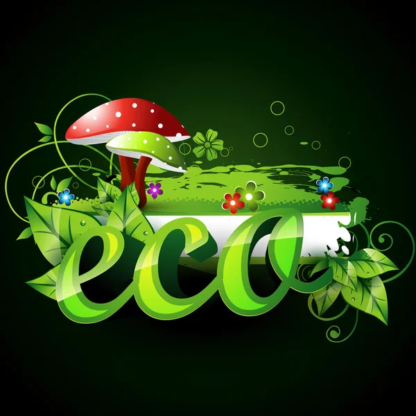 Eco háttér — Stock Vector