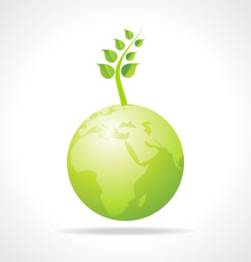 Green earth clipart