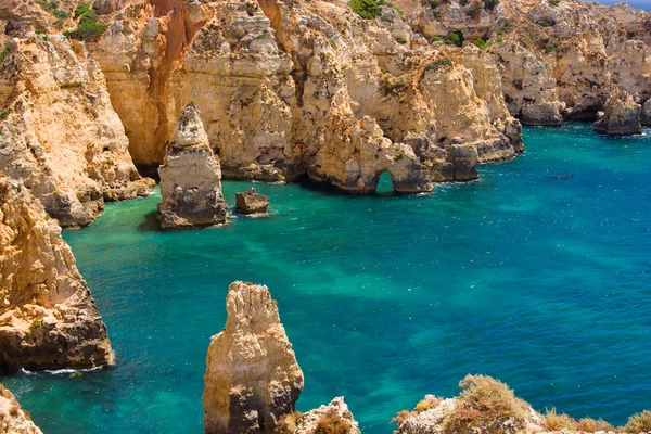Rocher de l'Algarve - côte au Portugal — Photo