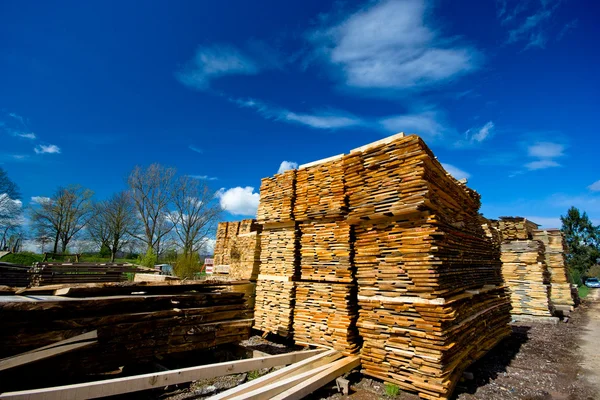 Bauholzsammlung — Stockfoto
