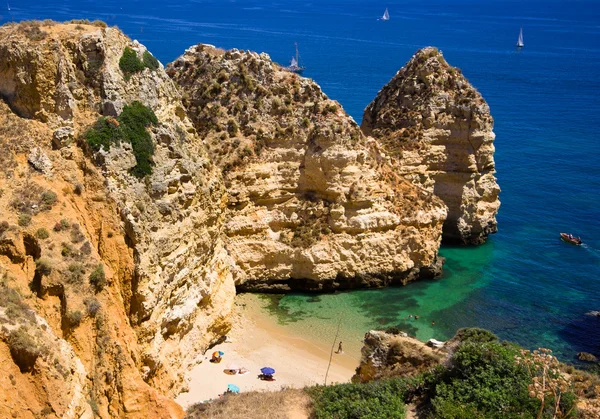 Rocha do Algarve - costa em Portugal — Fotografia de Stock