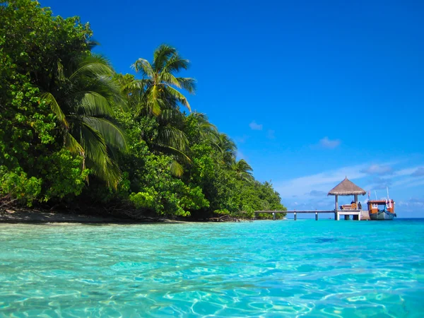 stock image Tropical Paradise at Maldives