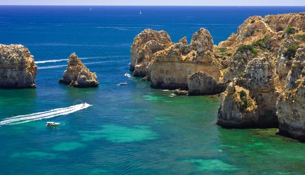 Альгарве рок - узбережжя в Португалії — стокове фото