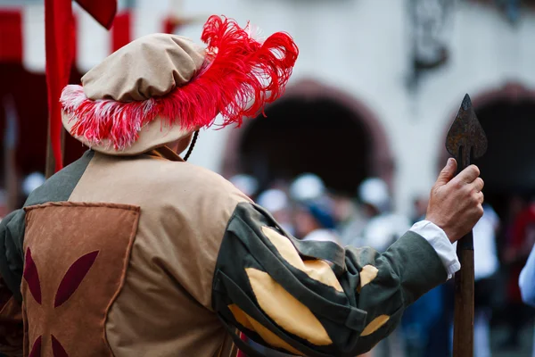 Manifestazione di storia, giorno festivo del cavaliere del mascarade — Foto Stock