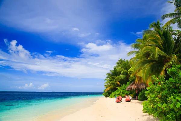 Tropisch paradijs op de Malediven — Stockfoto