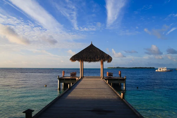 stock image Pier at sunrise