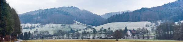 stock image Snow landscape, panorama at Germany, nearly Feldberg