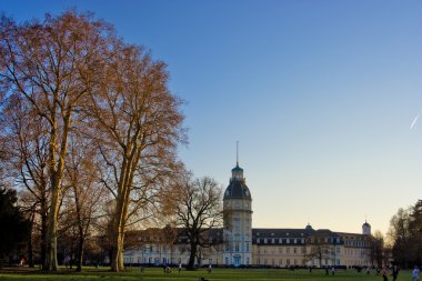 Old main castle in Karlsruhe clipart