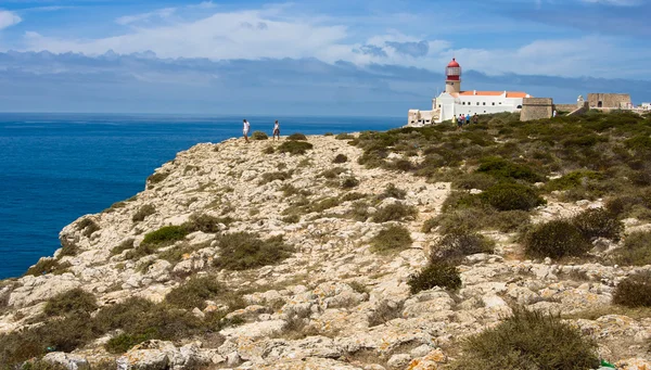 Verdens ende, cap i Algarve, Portugal - Stock-foto