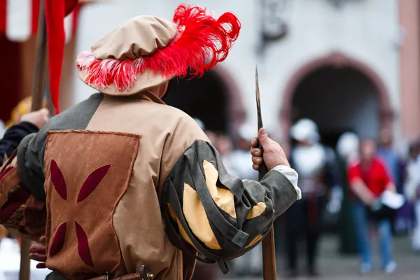 历史事件，骑士的 mascarade 放假一天 — 图库照片