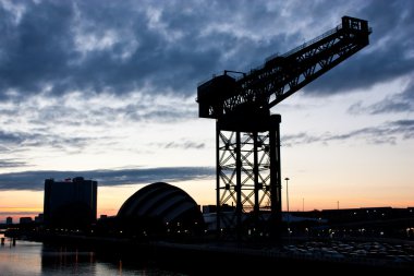 Glasgow - Crane Clydebank clipart