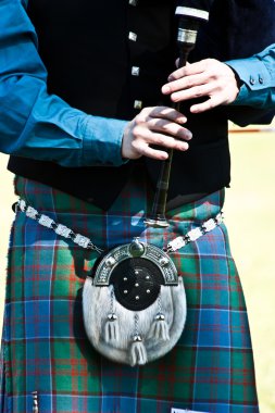 Scottish bagpipe clipart