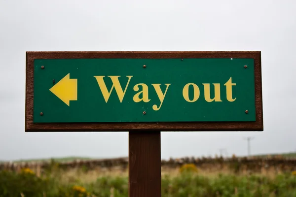 Way out — Stock Photo, Image