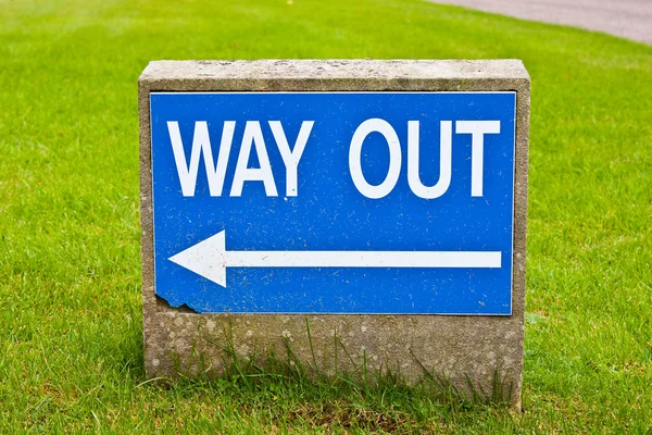 Way out — Stock Photo, Image