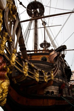 Detail of Neptune Galleon clipart