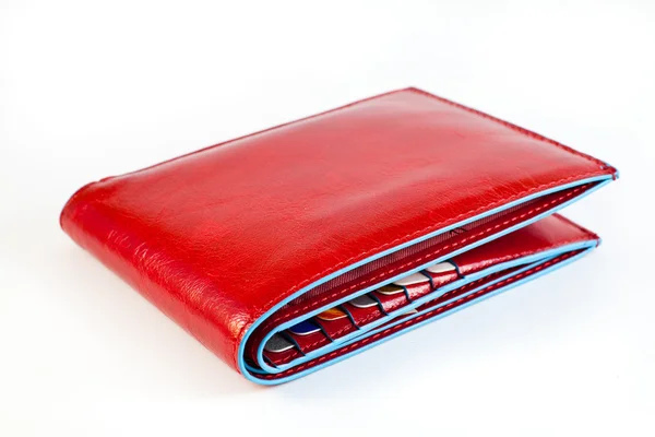 Billetera roja —  Fotos de Stock