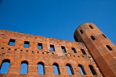 detay porte palatine, landmark Torino (turin) - İtalya