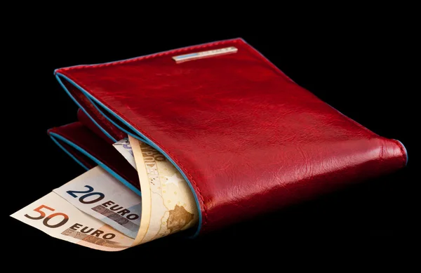 Red wallet — Stock Photo, Image