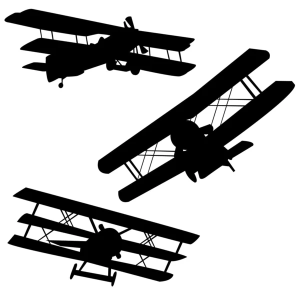 Oude vliegtuigen — Stockfoto