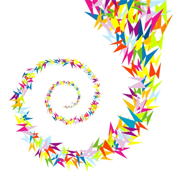 Spirala streszczenie kolorowe motyle — Zdjęcie stockowe