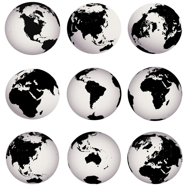 Earth globes — Stock Photo, Image