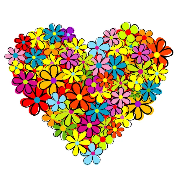 Srdce Květů — Stock fotografie